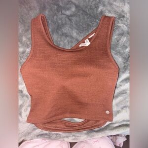 Brown Women's Crop Top